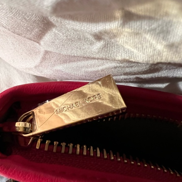 Michael Kors Womens Belt Bag Fanny Pack MK Signature dark pink Sz-Large/xl - Picture 5 of 13